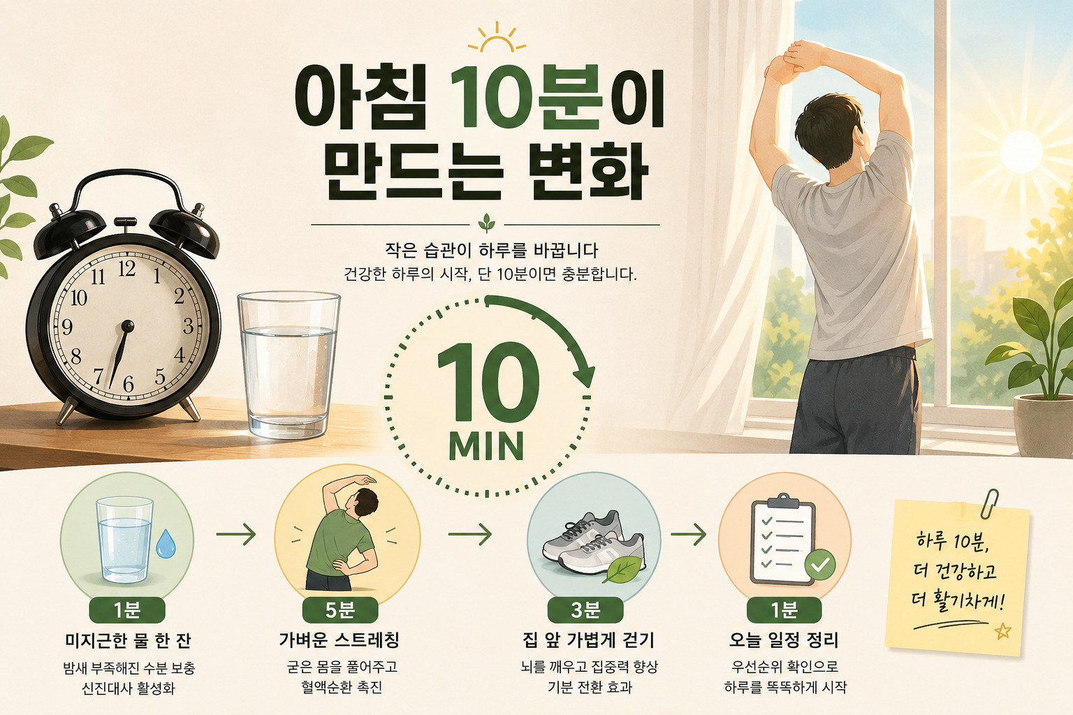 아침 10분이 만드는 변화