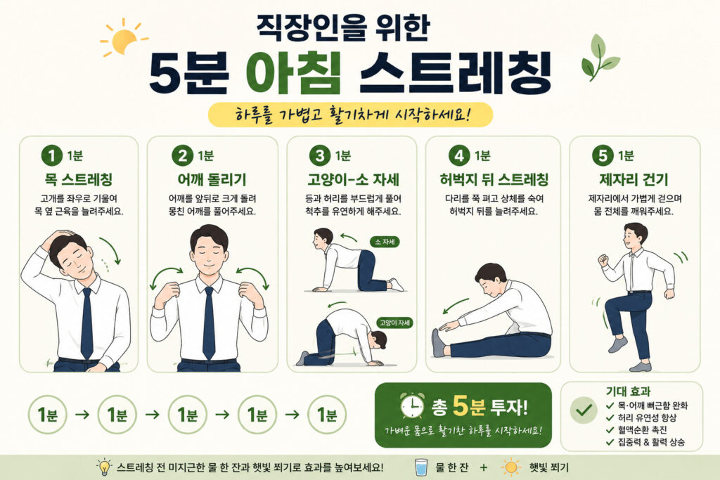 5분 아침 스트레칭
