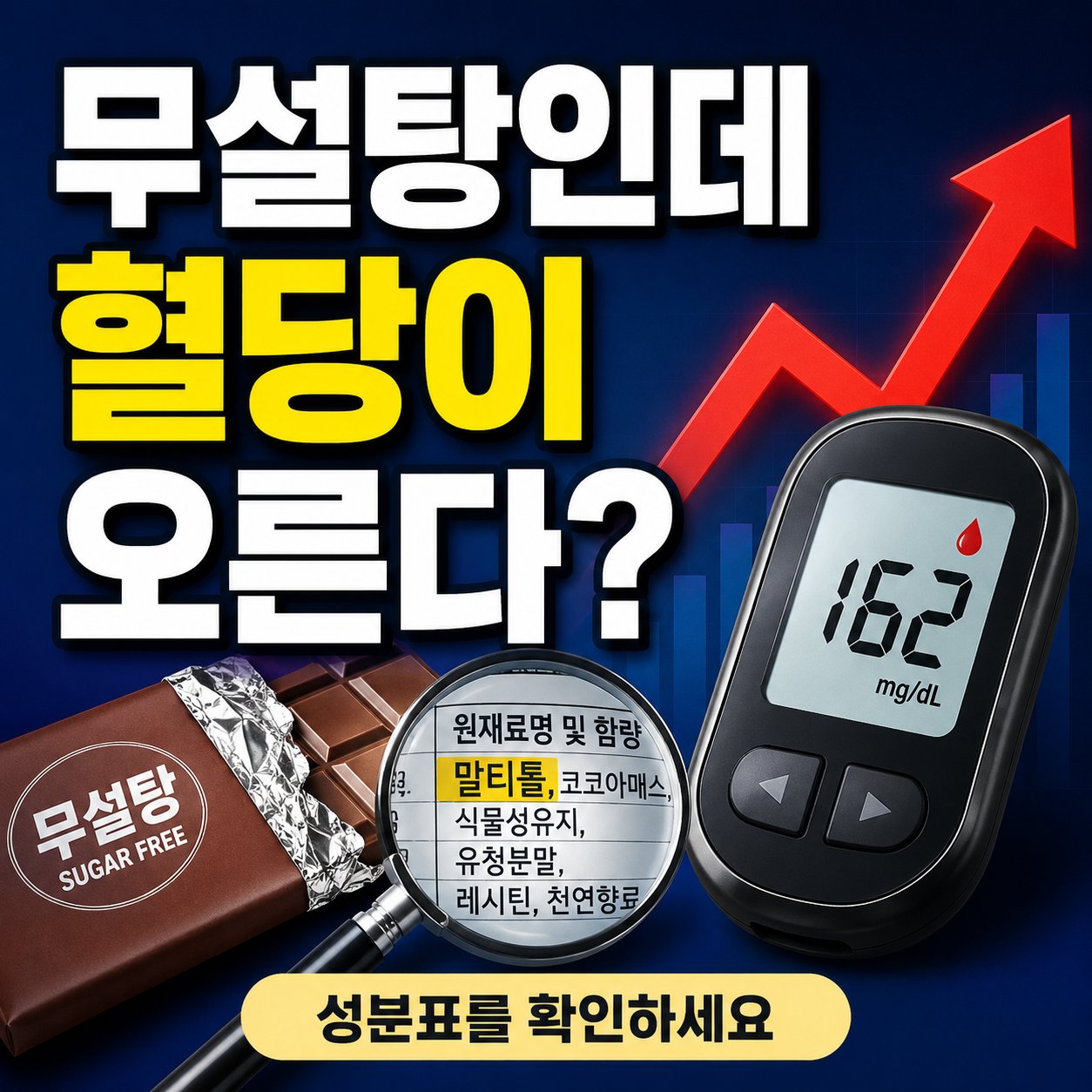 무설탕인데 혈당이 오른다