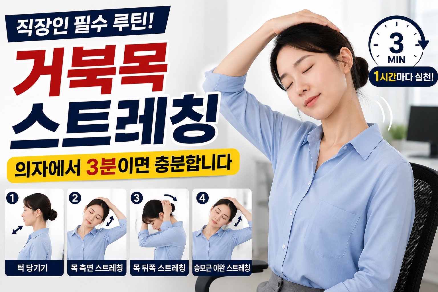 거북목 스트레칭