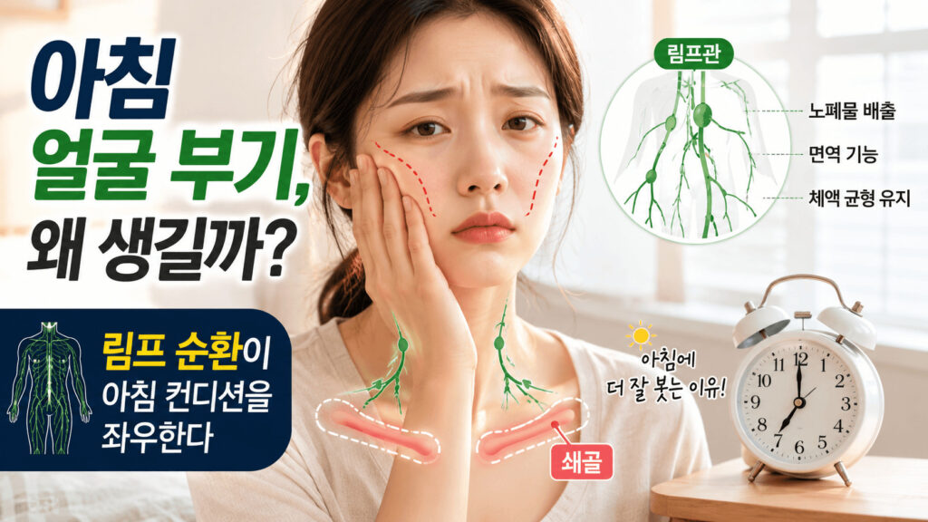 아침 얼굴 부기 왜 생길까
