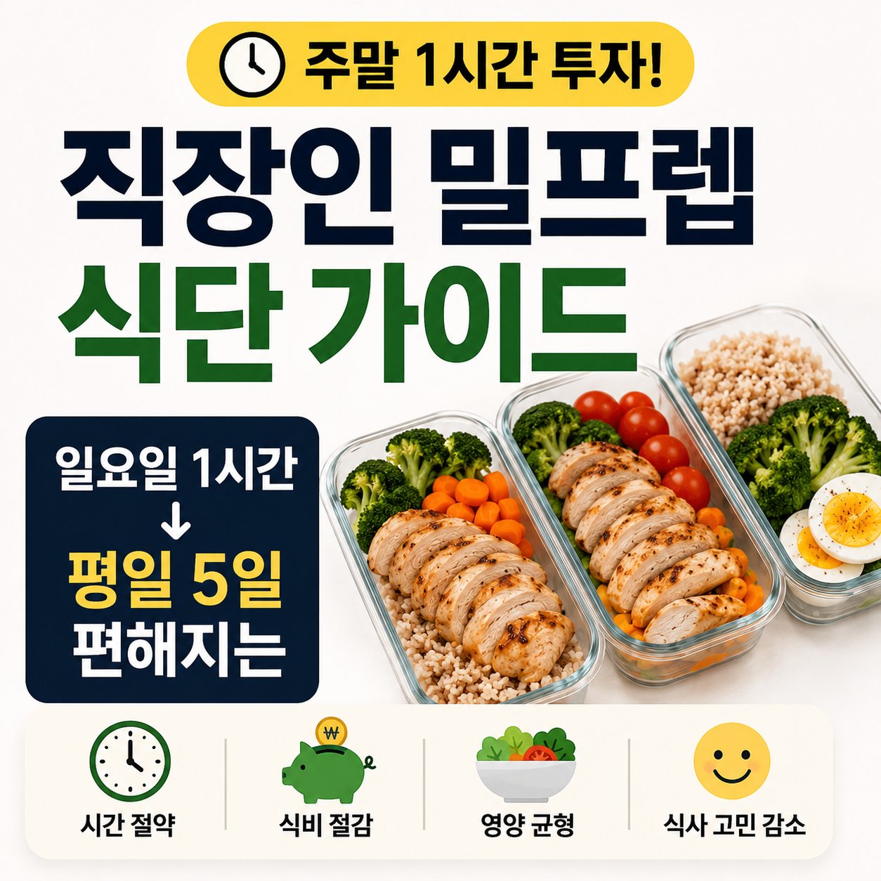 직장인 밀프렙 식단 가이드