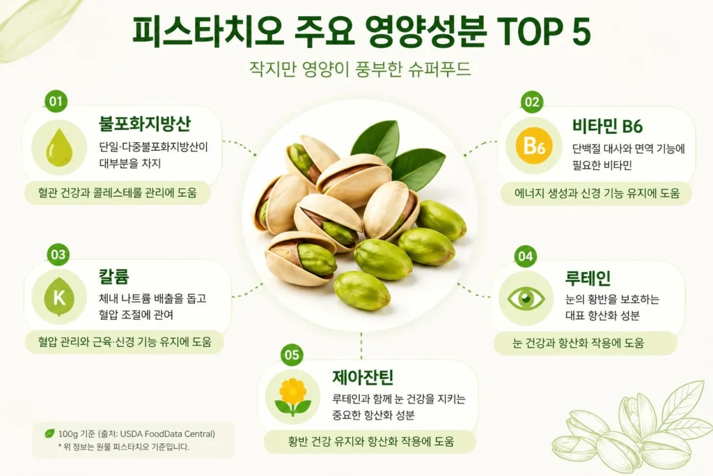 피스타치오 영양 성분